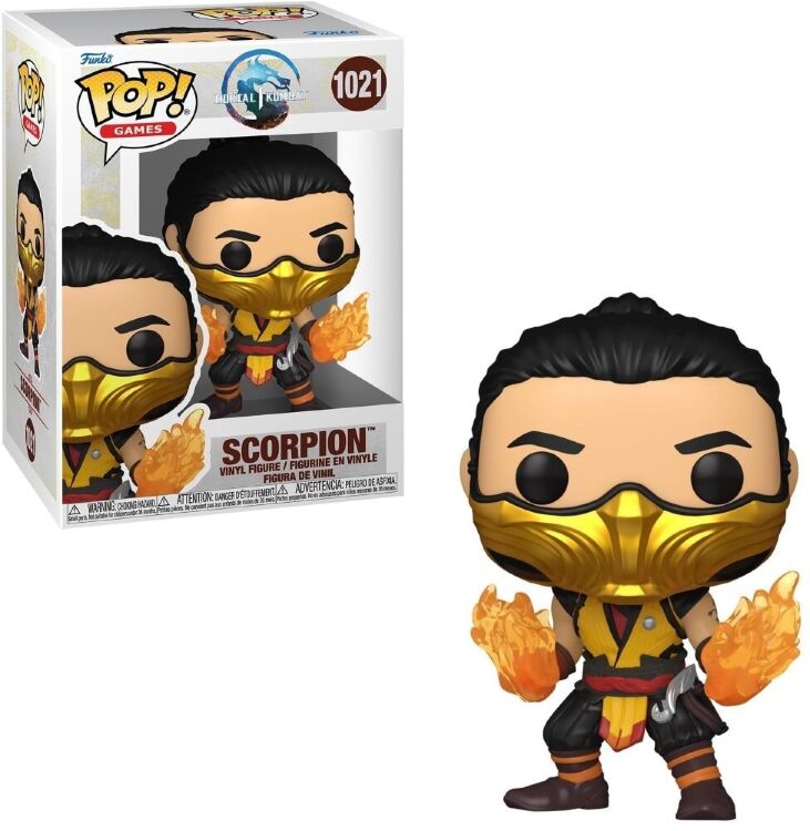 Фигурка Funko Pop Mortal Kombat Scorpion Фанко Скорпион 1021
