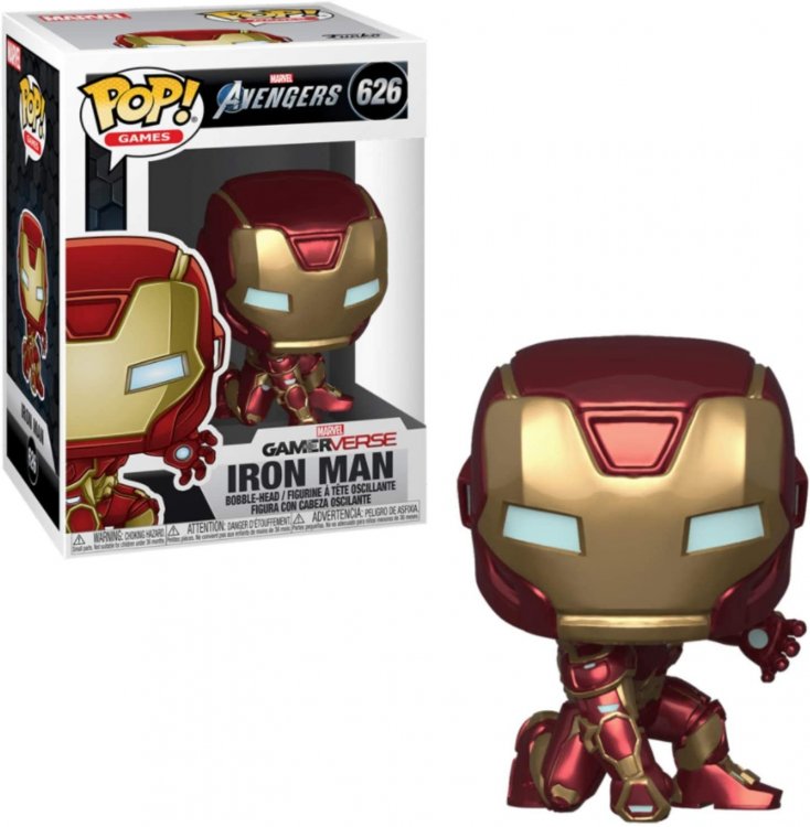 Фігурка Funko Marvel Avengers Game - Iron Man (Stark Tech Suit) Залізна людина Фанко 626 