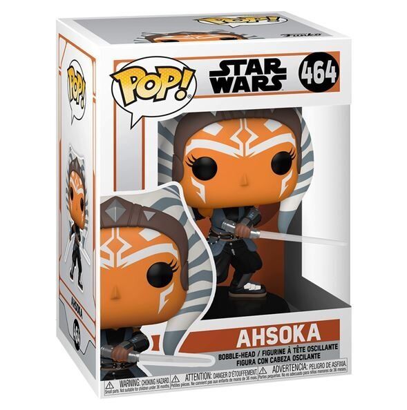 Фигурка Funko Bobble: Star Wars Mandalorian Ahsoka with Lightsabers фанко Асока Тано 464