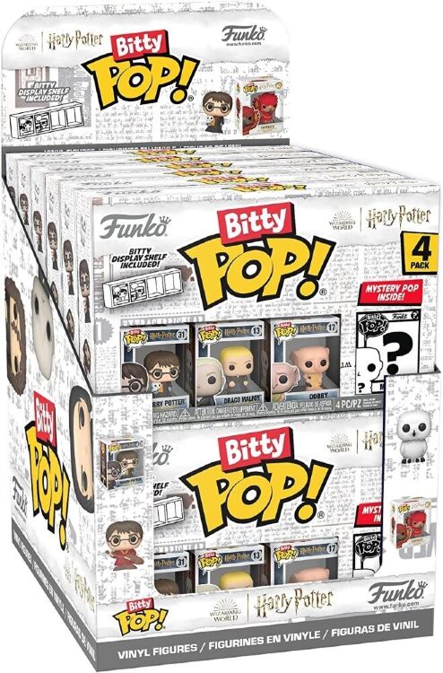 Фигурки Funko Bitty Pop! Harry Potter Mini Collectible Toys - Harry Draco Dobby (4-Pack) фанко Гарри Поттер