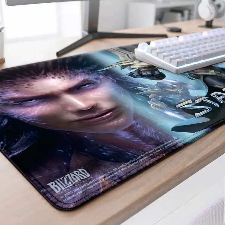 Килимок для миші ігрова поверхня Blizzard STARCRAFT Races Старкрафт XL 90*42 cm