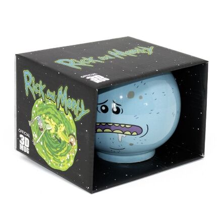 Чашка Рік і Морті - містер Місікс Mr. Meeseeks 3D Sculpted Mug 15 Oz