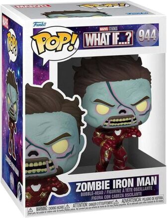 Фігурка Funko Pop Marvel What If Zombie Iron Man фанко Зомбі Залізна людина 944