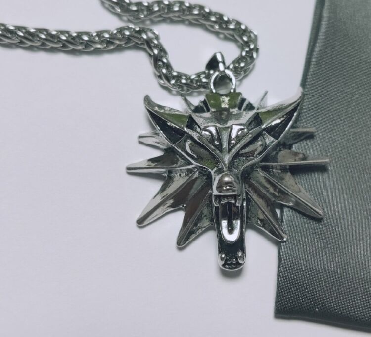 Кулон Геральта медальон 3D Ведьмак (The Witcher) с нержавеющей стали №5