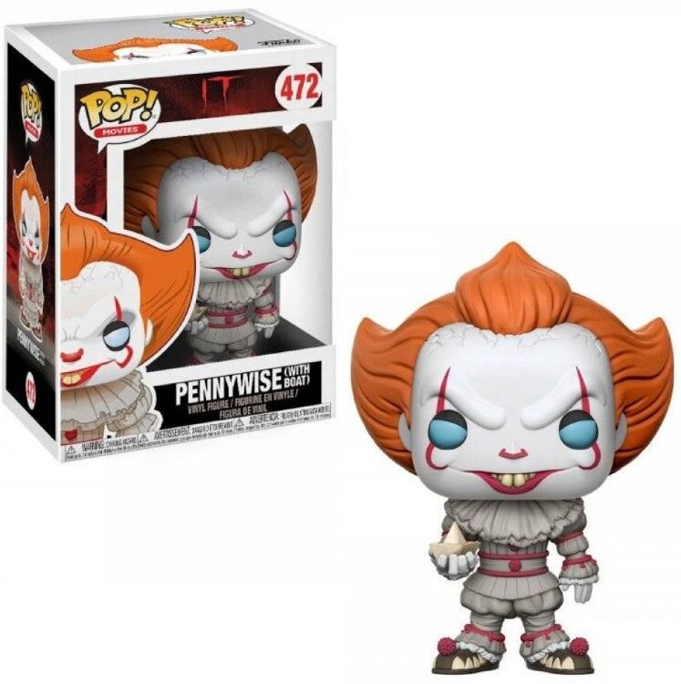 Фігурка Funko Pop Movies: IT Pennywise with Boat Фанко Воно Пеннівайз 472