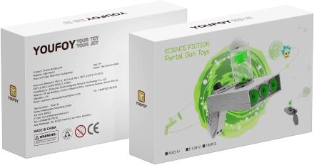 Портальна гармата конструктор Рік та Морті Rick and Morty Portal Gun Building Kit