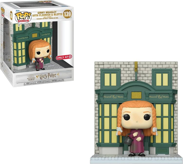 Фигурка Funko Deluxe Harry Potter: Ginny Weasley with Flourish & Blotts фанко Джинни Уизли (Only AT Exclusive) 139