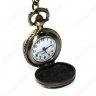 Часы Dark Black Pocket Watch Charm Harry Potter Owl 