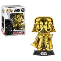 Фігурка Funko Pop! Star Wars - Darth Vader (Gold Chrome) Galactic Convention Amazon Exclusive