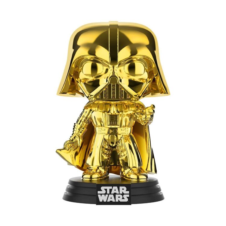 Фигурка Funko Pop! Star Wars Darth Vader (Gold Chrome) Galactic Convention Amazon Exclusive