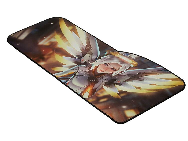 Коврик Overwatch Large Gaming Mouse Pad Mercy Ангел (70*32 см) Curve