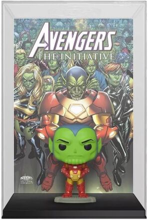 Фігурка Funko Marvel Comic Covers Skrull as Iron Man фанко Скрул (Funko 2023 Limited Edition) 16