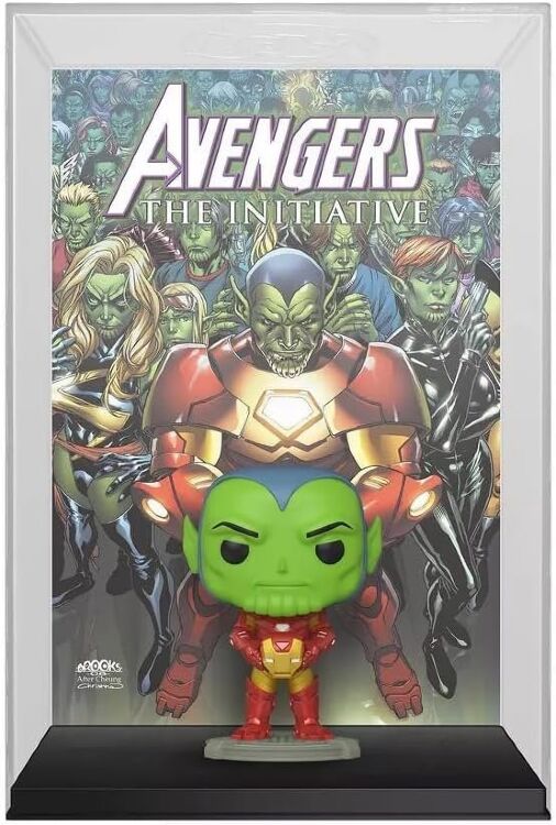 Фигурка Funko Marvel Comic Covers Skrull as Iron Man фанко Скрул (Funko 2023 Limited Edition) 16